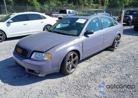 2004 Audi A6 2.7T S-Line из США, поврежденный, VIN WAUCD64B74N102966